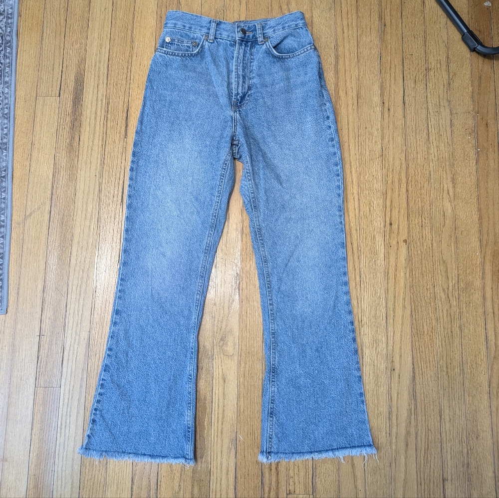 Cropped Flare Jeans Farm Rio, 24, Excellent Condition! Rare Find 100% Cotton